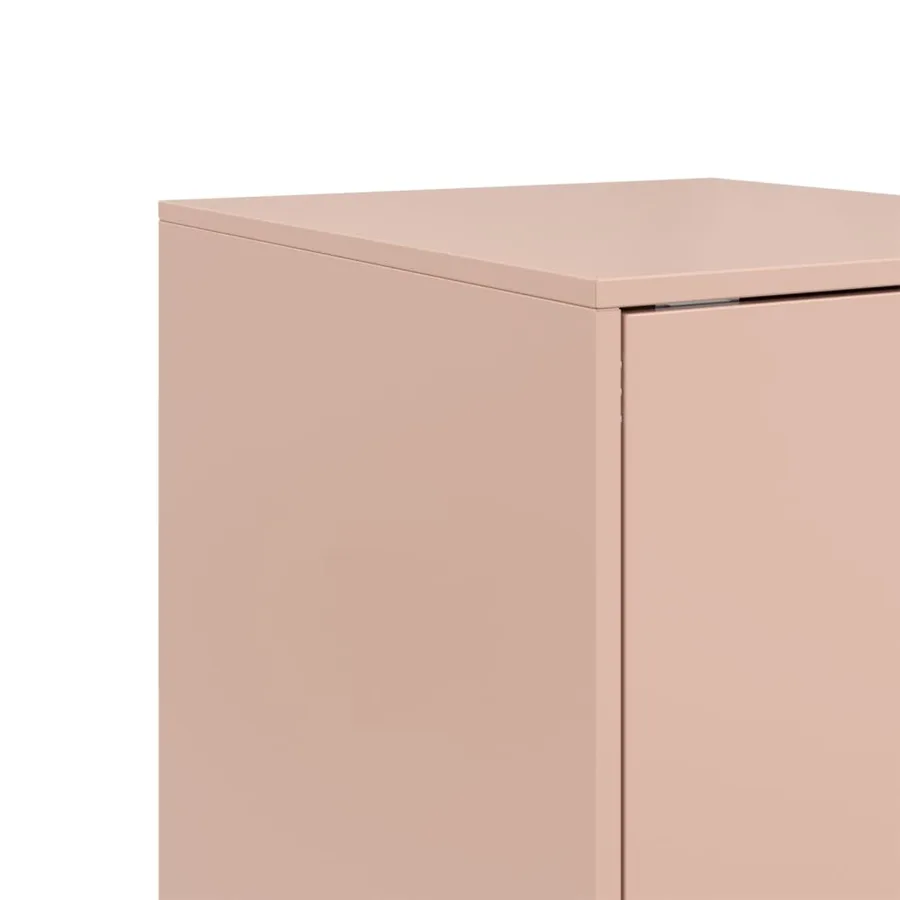 Buffet rose 34,5x39x73 cm acier - 11