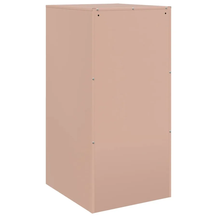 Buffet rose 34,5x39x73 cm acier - 9