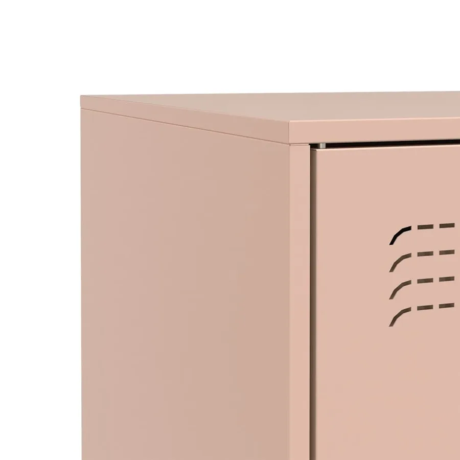 Buffet rose 67x39x73 cm acier - 10