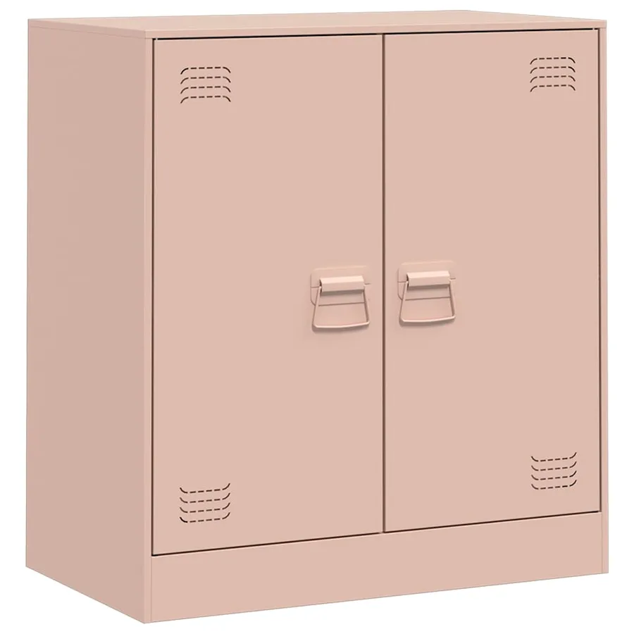 Buffet rose 67x39x73 cm acier - 2