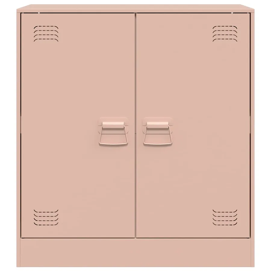 Buffet rose 67x39x73 cm acier - 6