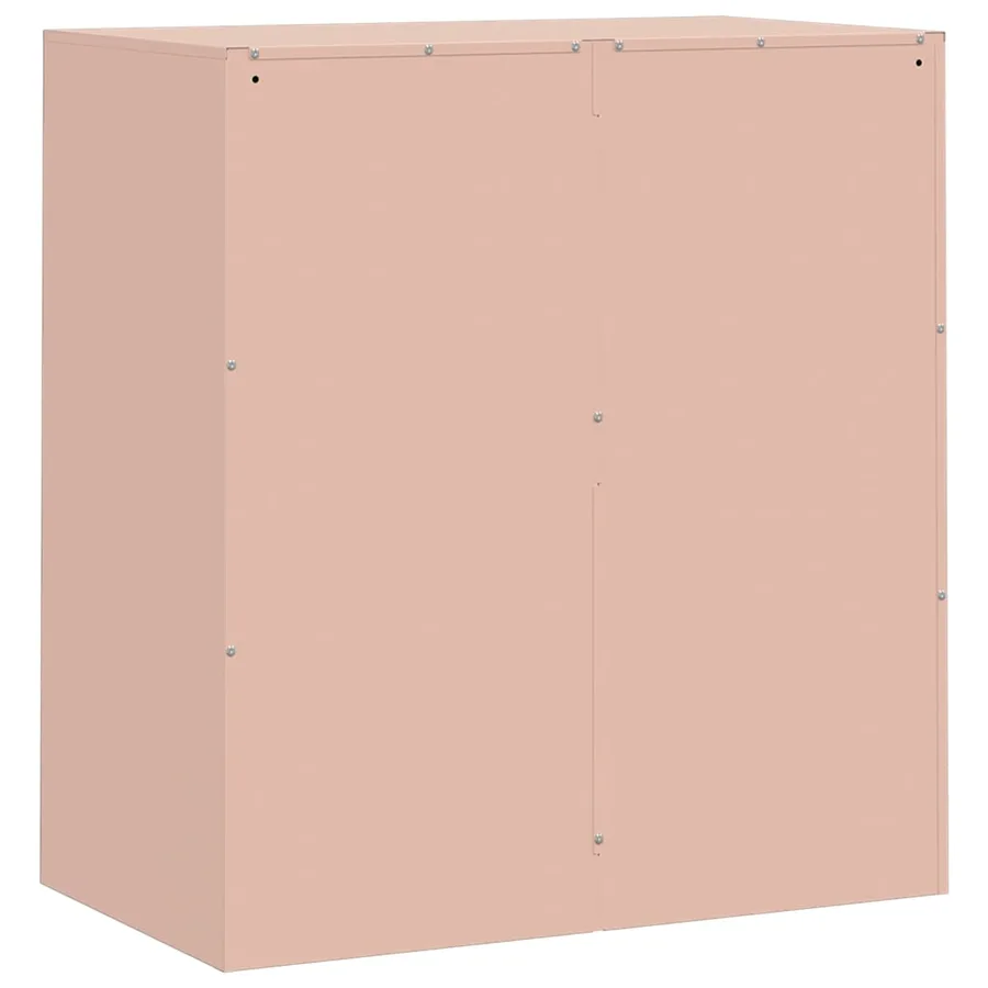 Buffet rose 67x39x73 cm acier - 9