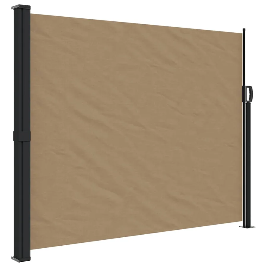 Auvent latéral rétractable taupe 160x500 cm - 2