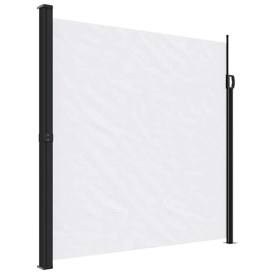 Auvent latéral rétractable blanc 200x600 cm - 2