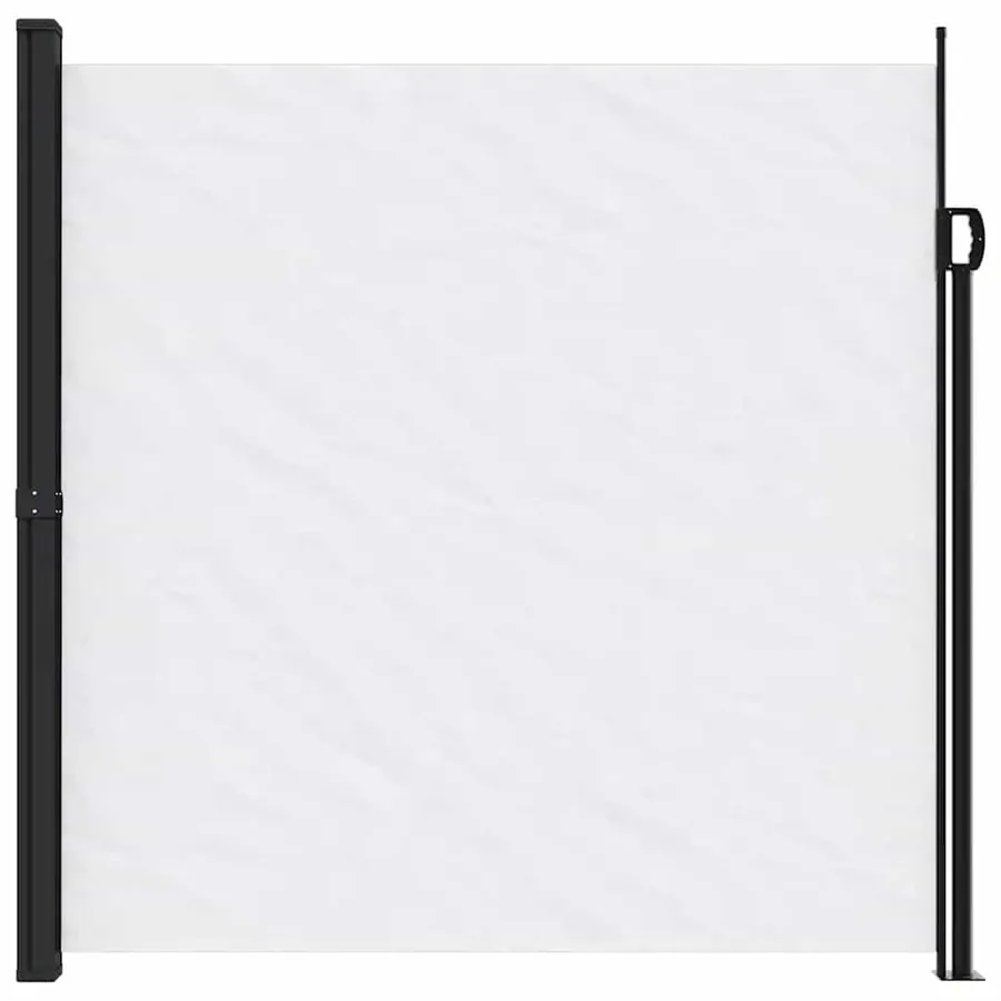 Auvent latéral rétractable blanc 200x600 cm - 3