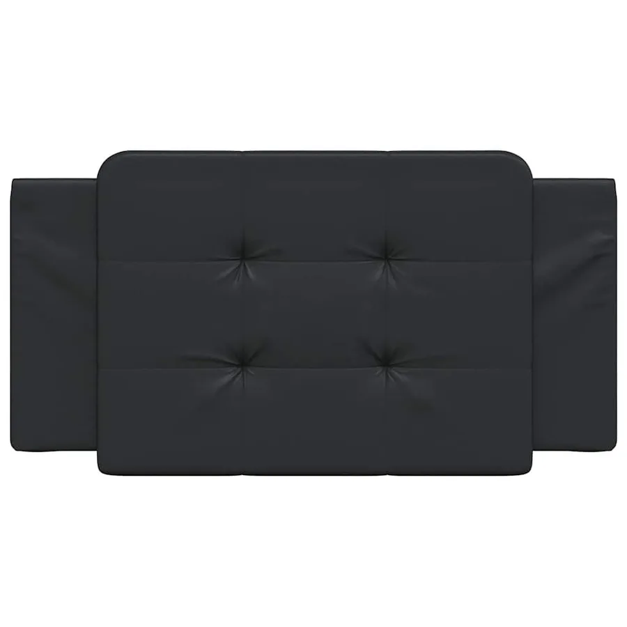 Coussin de tête de lit Zadar noir 100 cm similicuir - 4