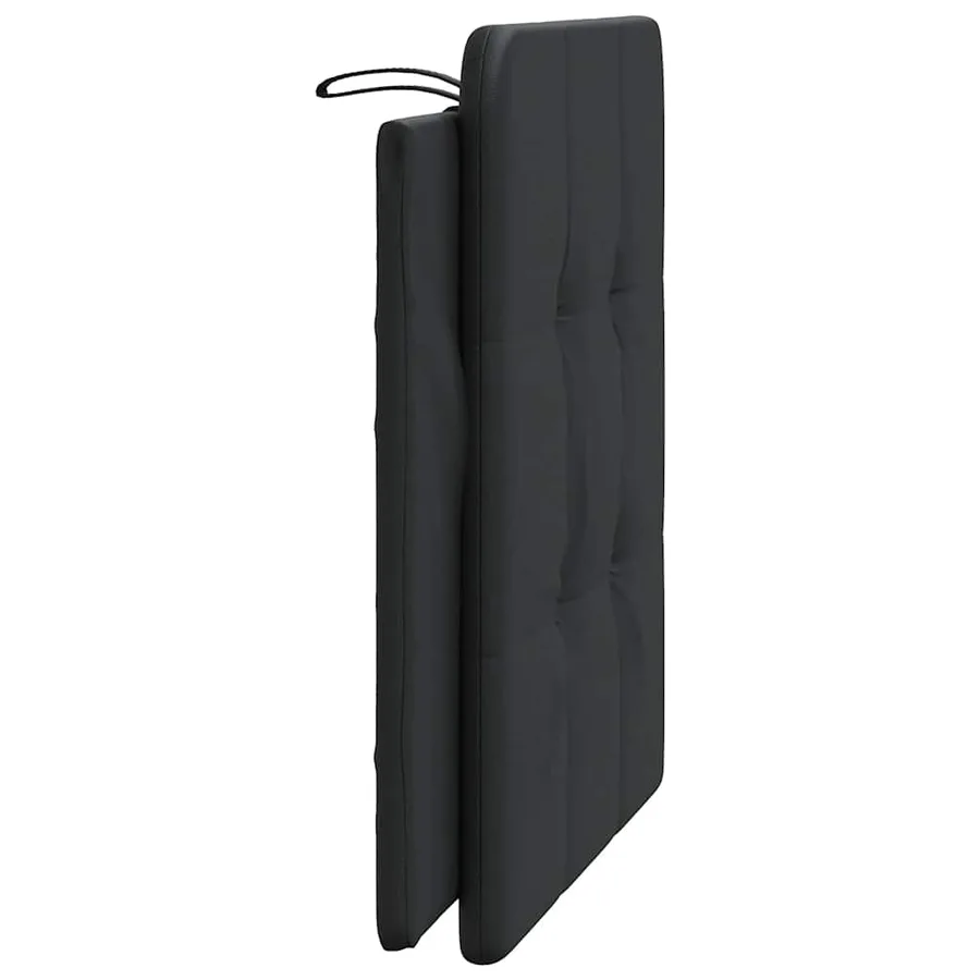 Coussin de tête de lit Zadar noir 100 cm similicuir - 5