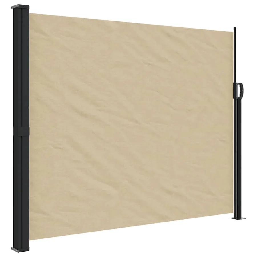 Auvent latéral rétractable beige 160x300 cm - 2