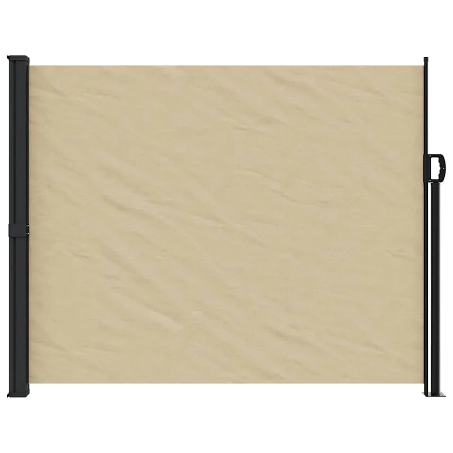 Auvent latéral rétractable beige 160x300 cm - 3