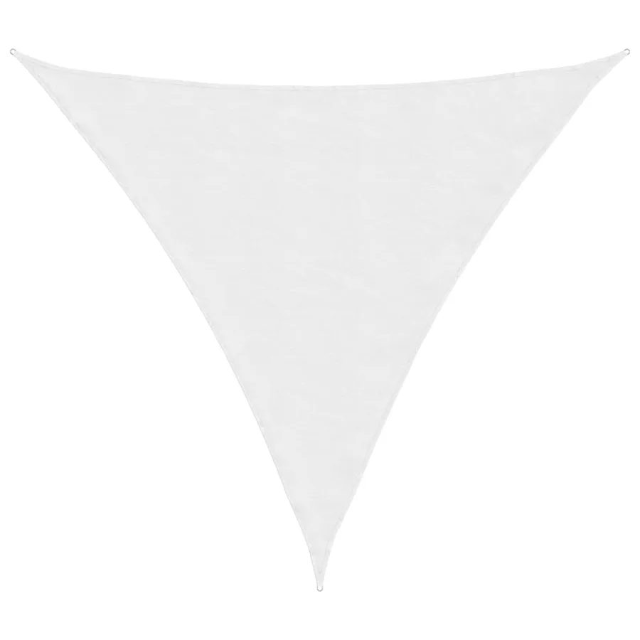 Voile d'ombrage blanc 2x2x2 m 100 % polyester oxford - 2