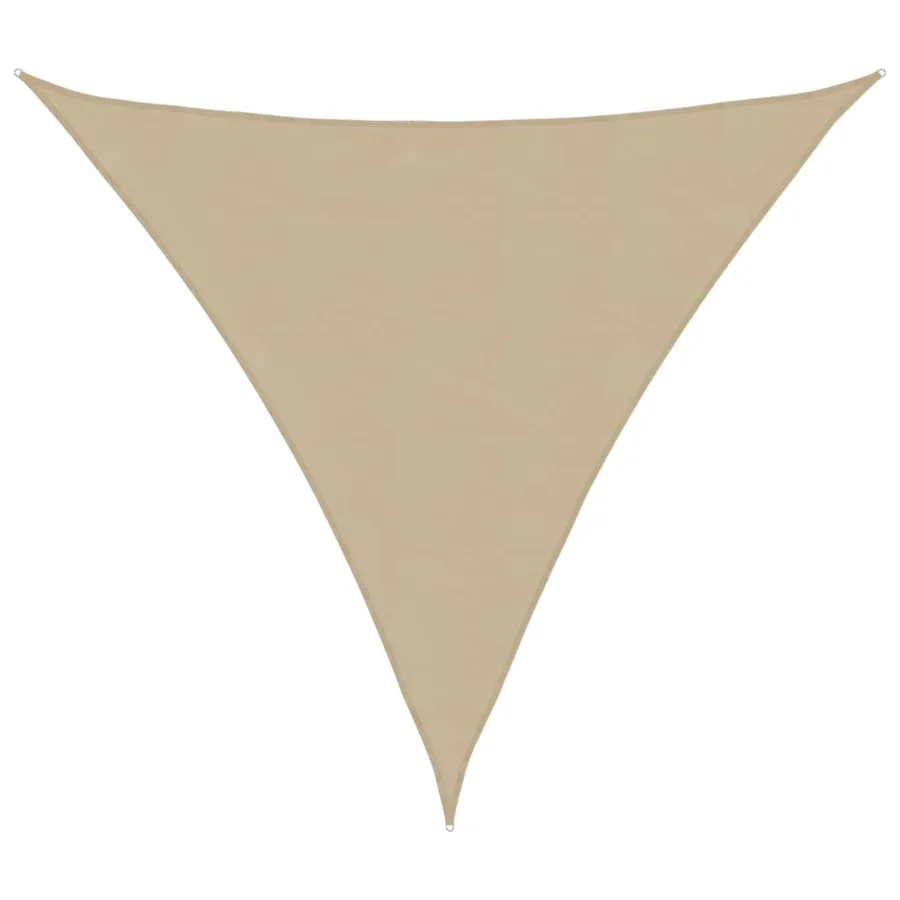 Voile d'ombrage beige 2x2x2 m 100 % polyester oxford - 2