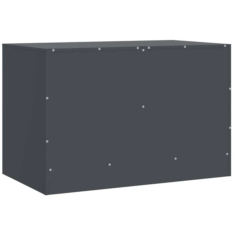 Meubles TV 2 pcs anthracite 67x39x44 cm acier - 9