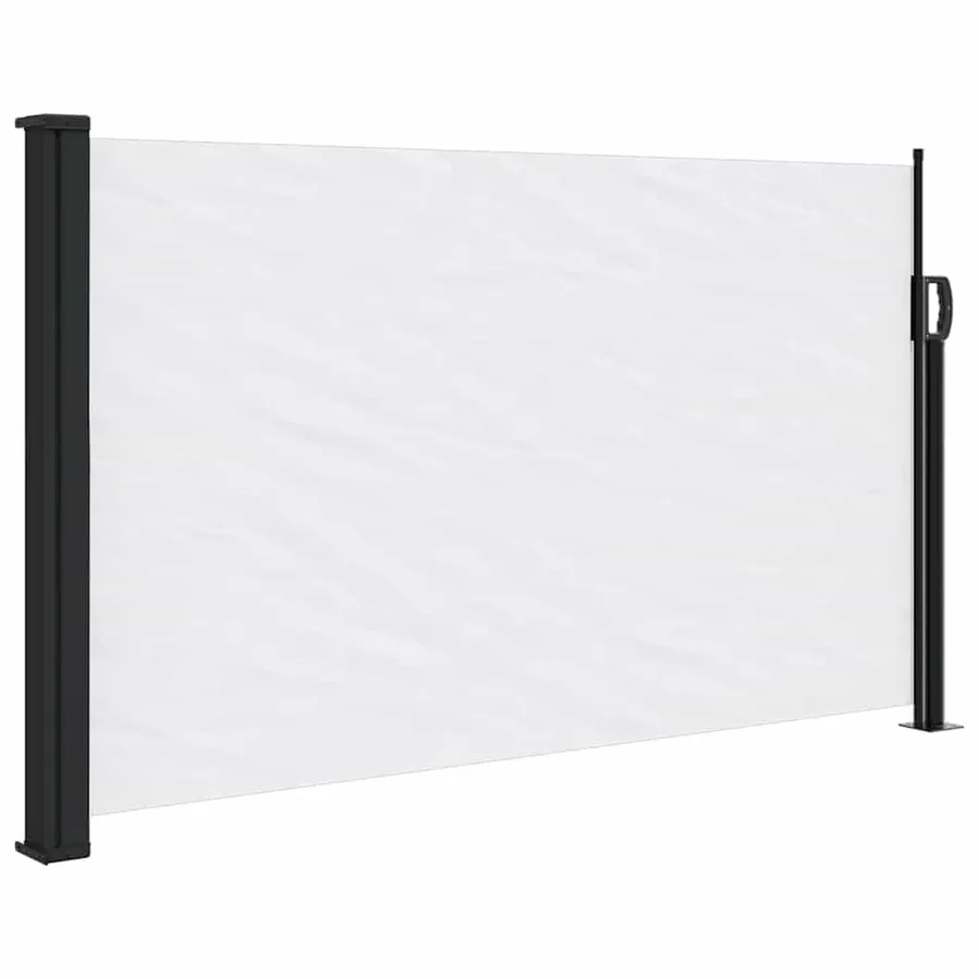 Auvent latéral rétractable blanc 117x300 cm - 2