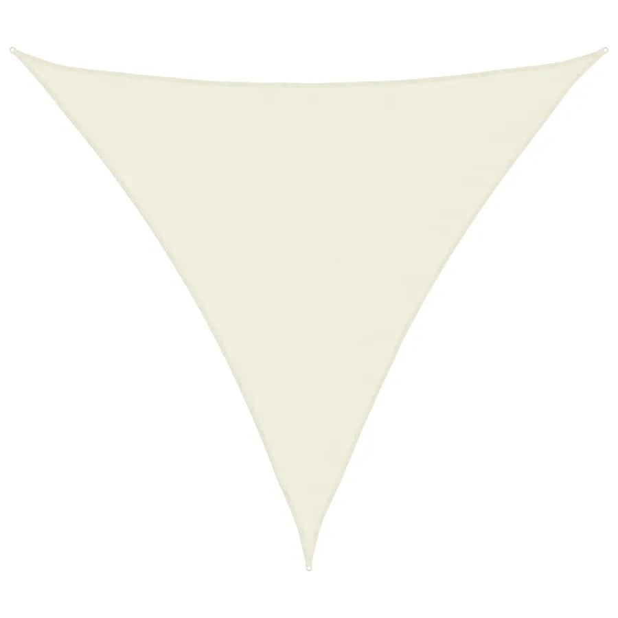Voile d'ombrage crème 2x2x2 m 100 % polyester oxford - 2