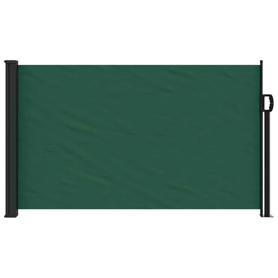 Auvent latéral rétractable vert foncé 120x600 cm - 3