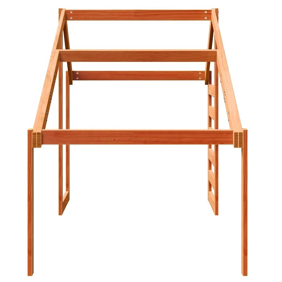 Toit de lit pour enfants 198x97x113 cm bois de pin massif - 5