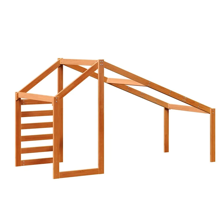 Toit de lit pour enfants 198x97x113 cm bois de pin massif - 6