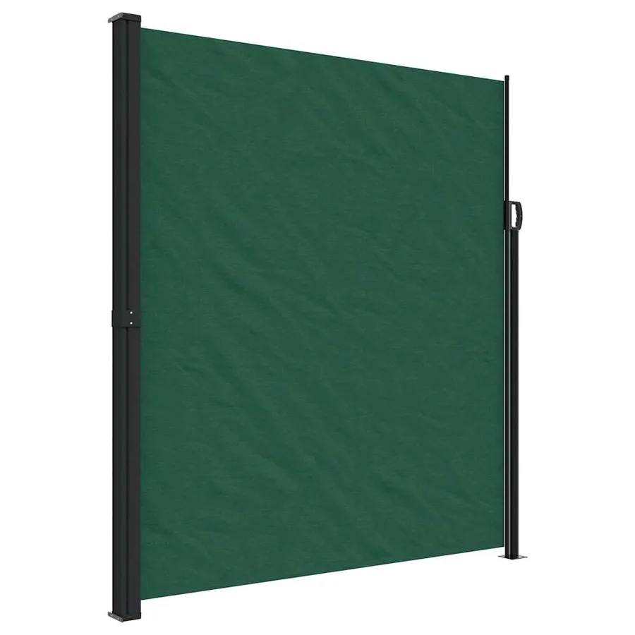 Auvent latéral rétractable vert foncé 220x600 cm - 2