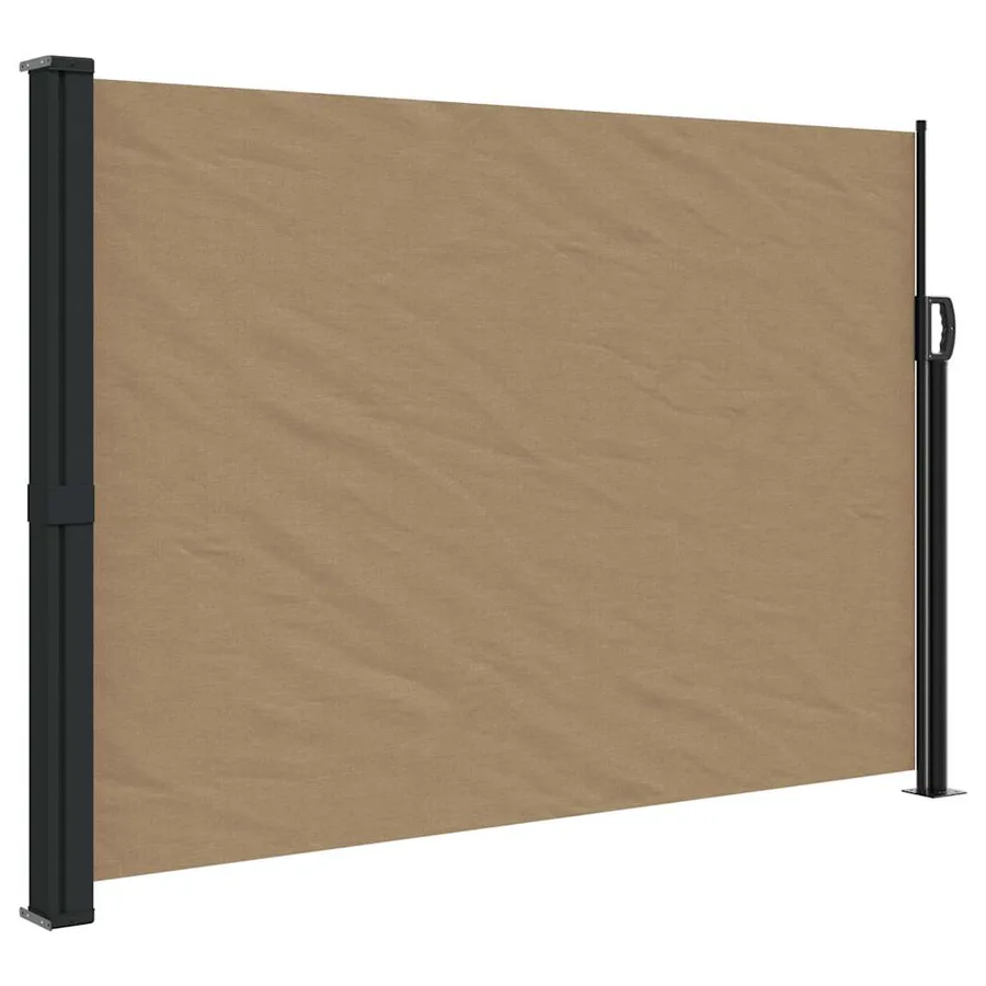 Auvent latéral rétractable taupe 140x500 cm - 2