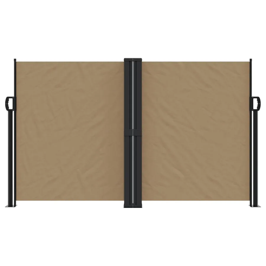 Auvent latéral rétractable taupe 140x600 cm - 3