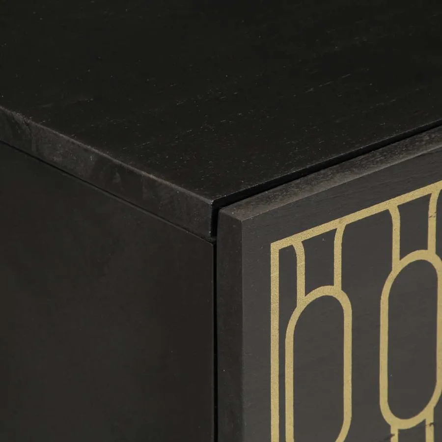Table de chevet 50x33x60 cm bois de manguier massif - 8