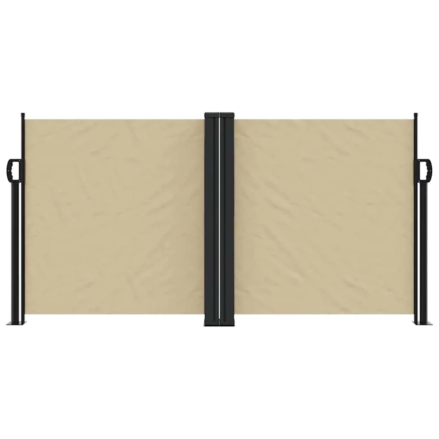 Auvent latéral rétractable beige 120x1200 cm - 3