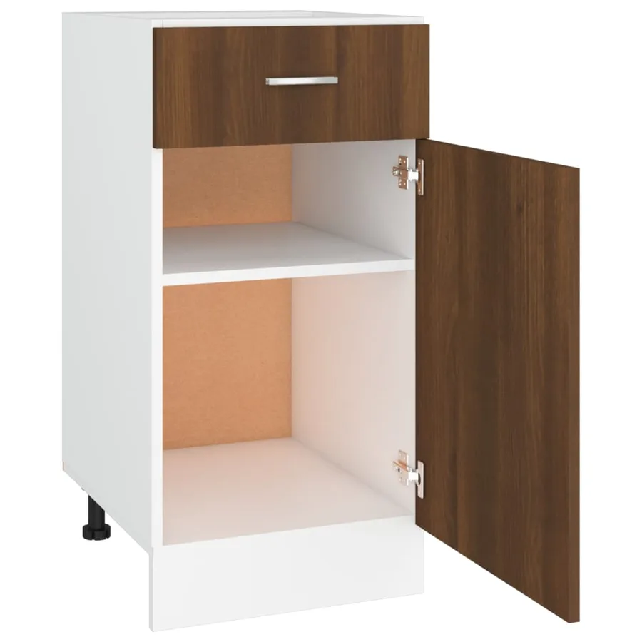 Armoire à tiroirs "Lyon" Chêne brun 40 x 46 x 81,5 cm Bois d'ingénierie - 8