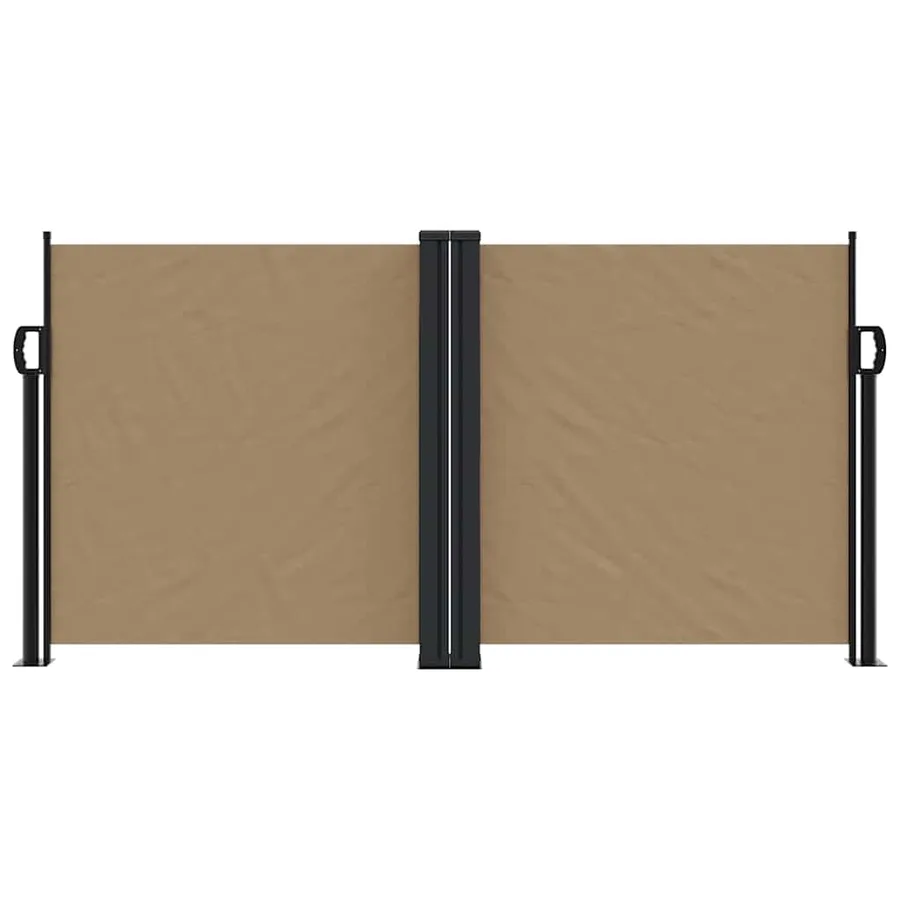 Auvent latéral rétractable taupe 120x600 cm - 3