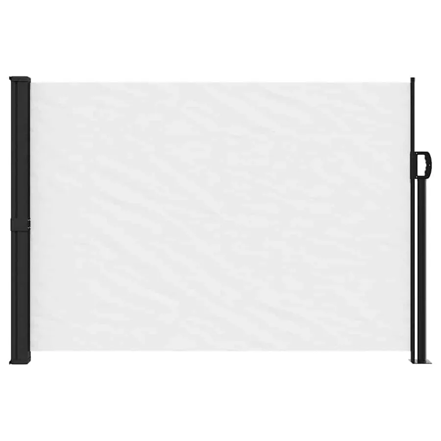 Auvent latéral rétractable blanc 140x300 cm - 3