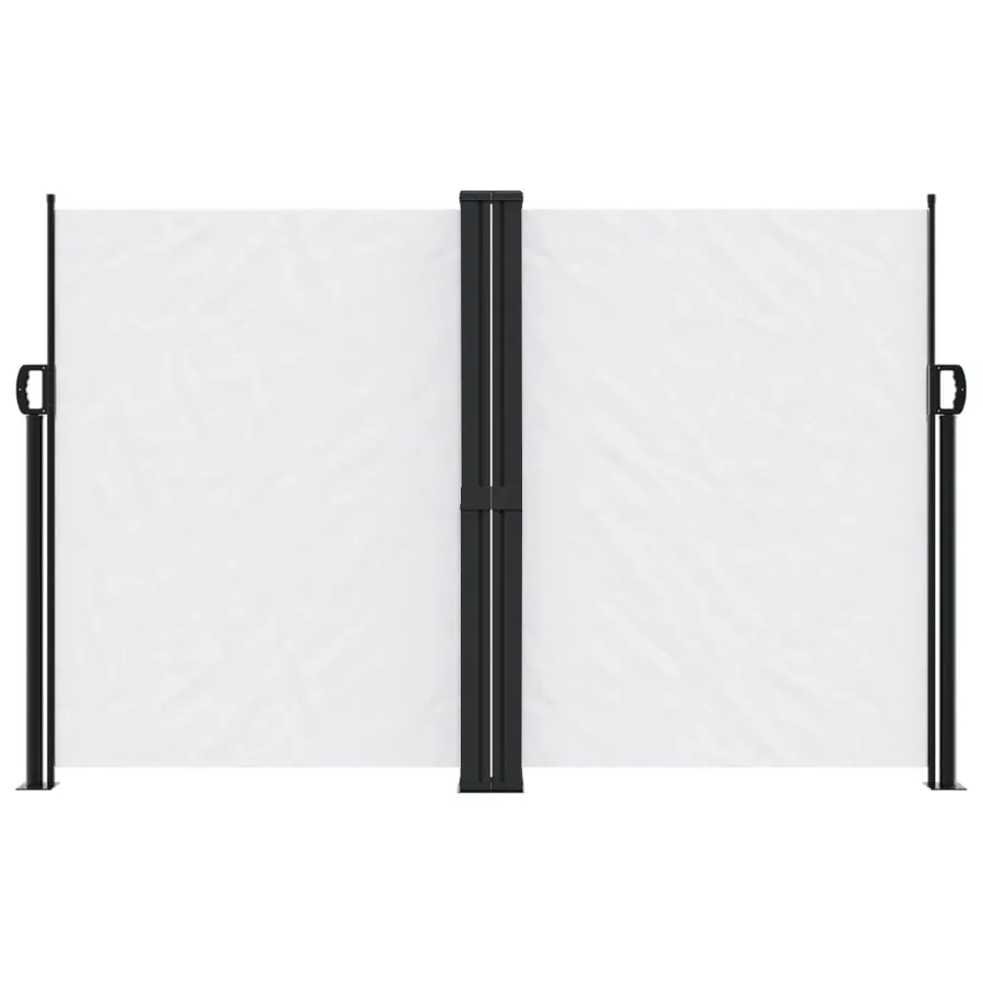 Auvent latéral rétractable blanc 160x1000 cm - 3