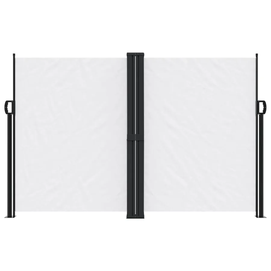 Auvent latéral rétractable blanc 160x600 cm - 3