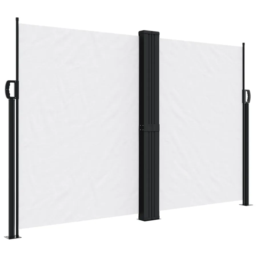 Auvent latéral rétractable blanc 160x1200 cm - 2