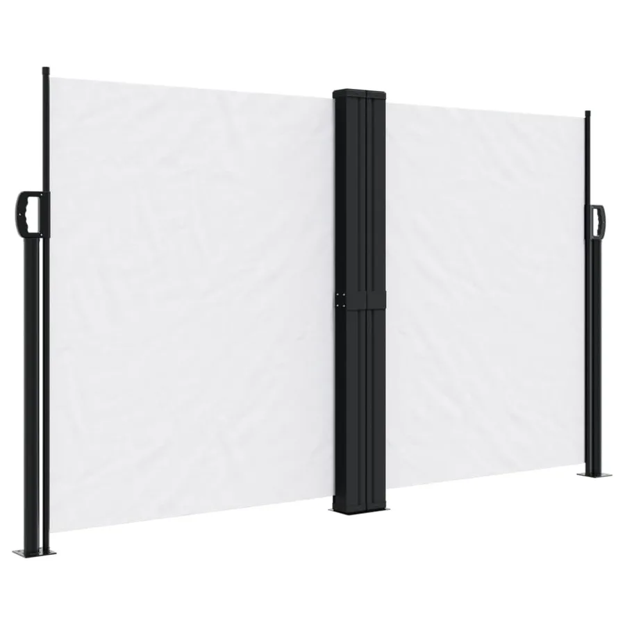 Auvent latéral rétractable blanc 140x1200 cm - 2