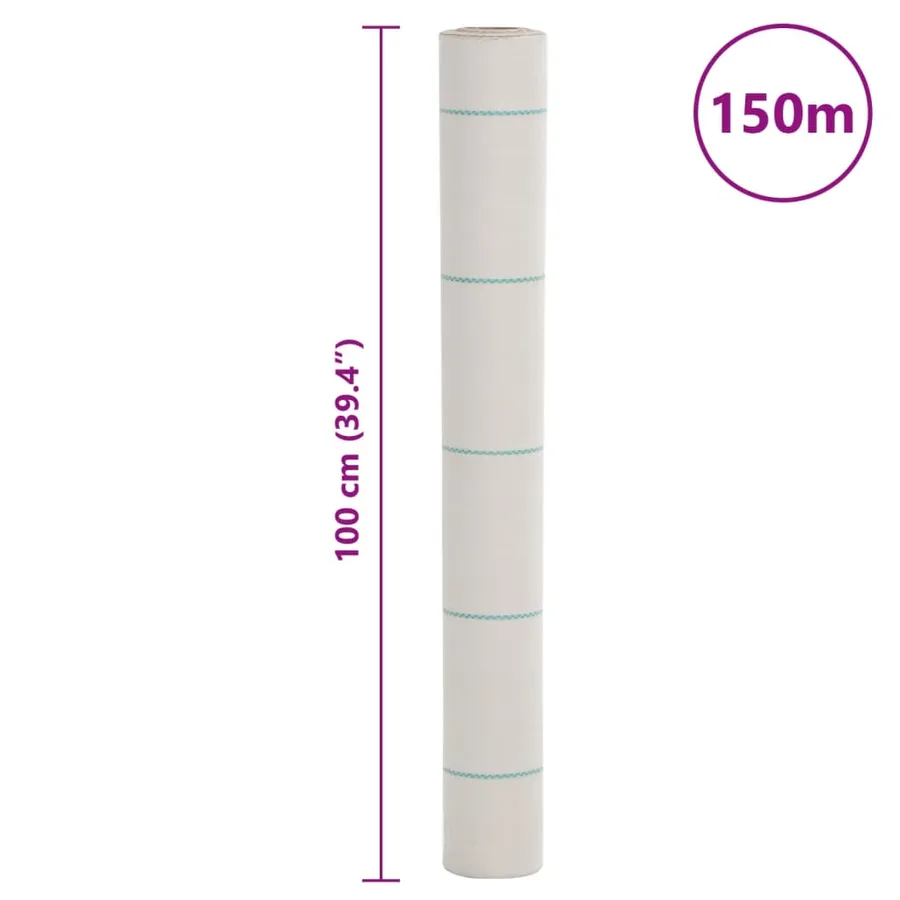 Membrane anti-mauvaises herbes blanc 1x150 m PP - 8