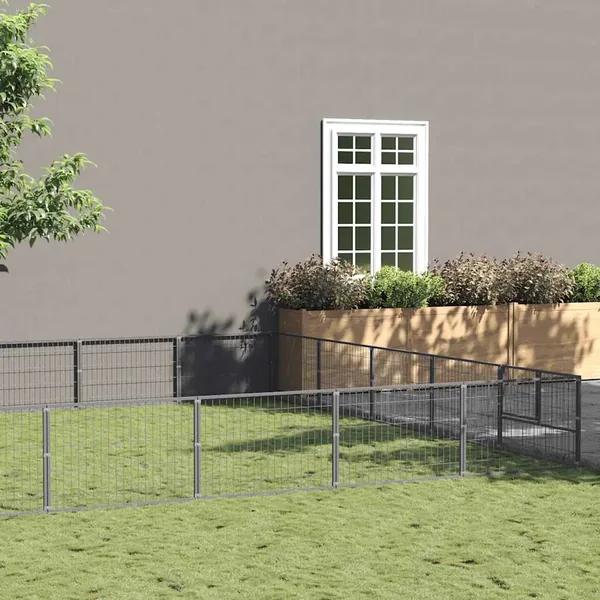 Chenil Argenté 25 m² Acier