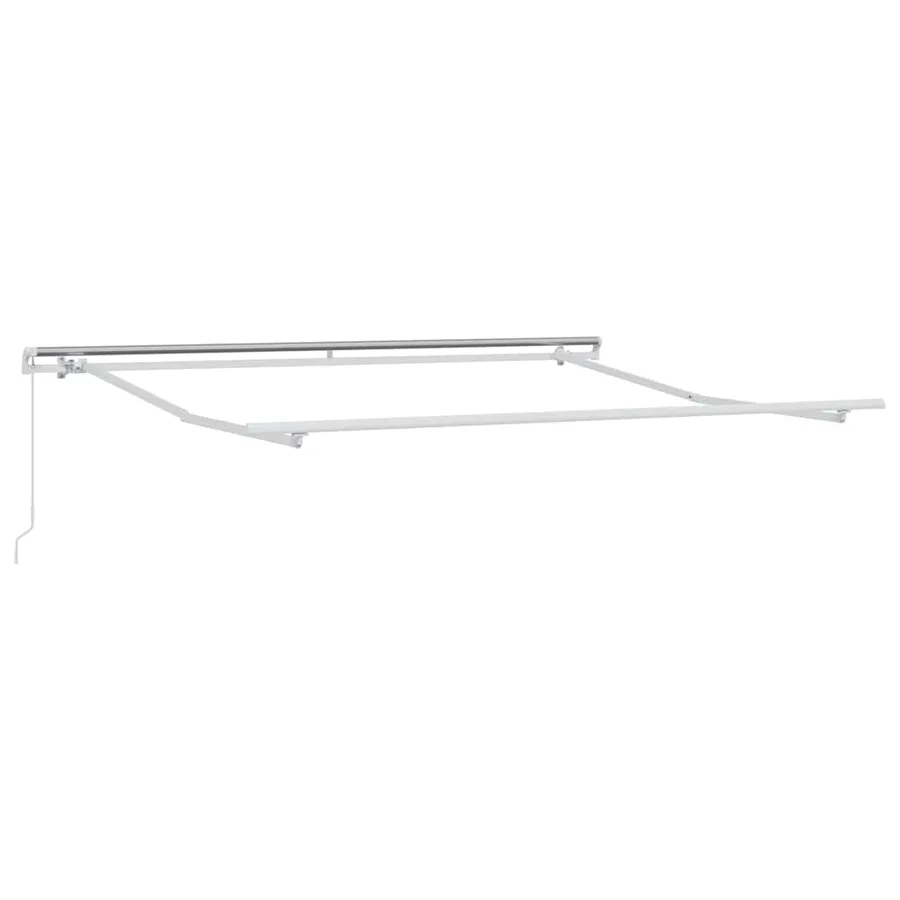 Auvent manuel rétractable anthracite et blanc 300x250 cm - 4
