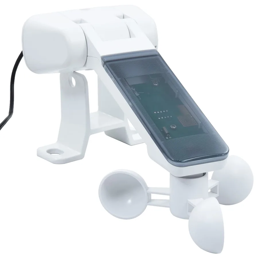 Auvent rétractable automatique avec LED anthracite et blanc - 9