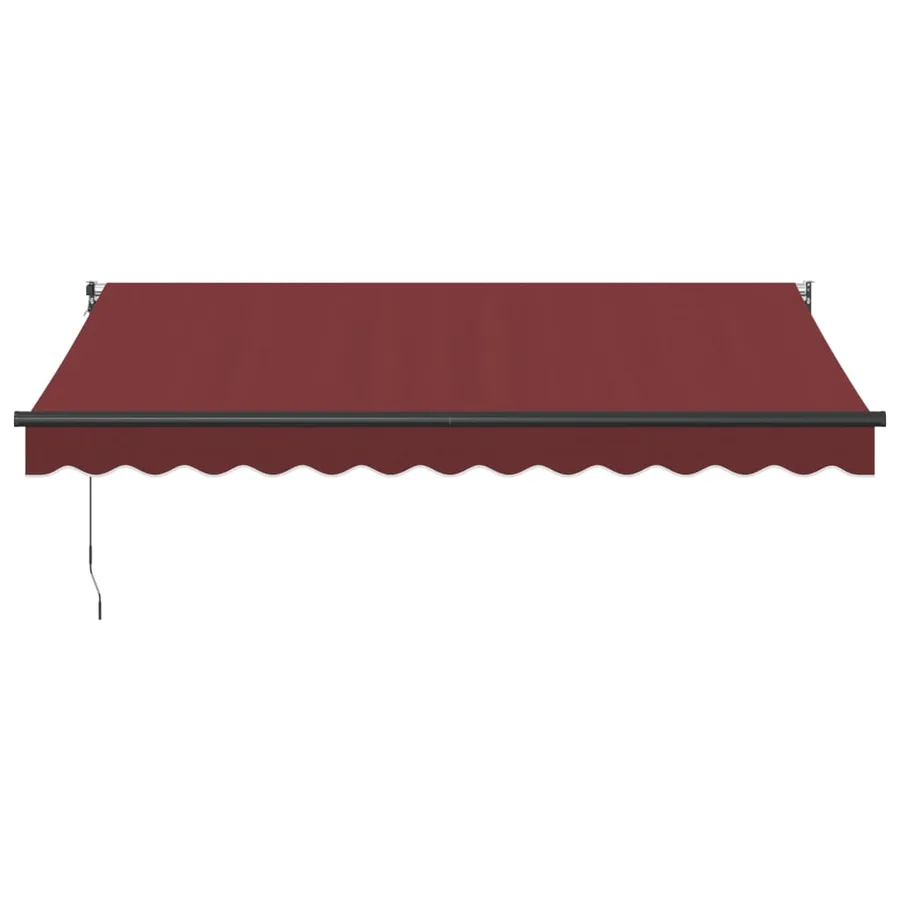 Auvent manuel rétractable bordeaux 350x250 cm - 3