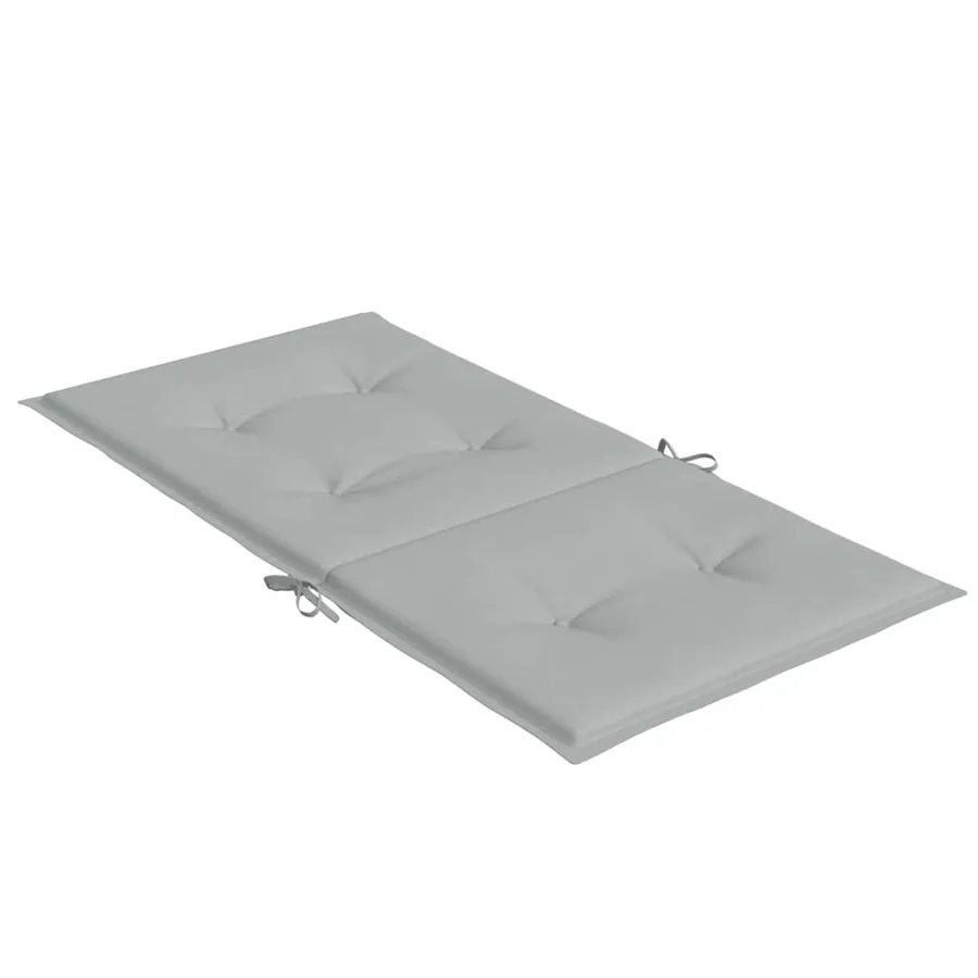 Coussins de chaise à dossier bas lot de 2 gris clair mélangé - 6