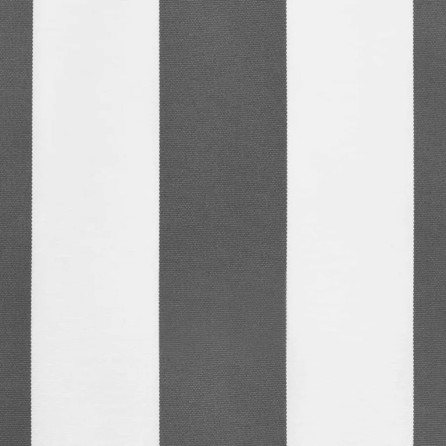 Tissu de remplacement de cantonnière d’auvent anthracite blanc - 5