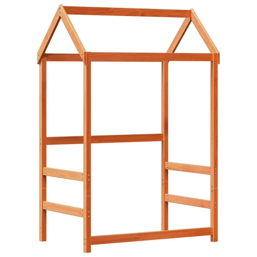 Ensemble de lit et de banc avec toit sans matelas 90x190 cm - 4