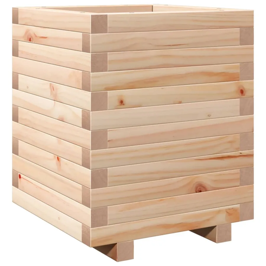 Jardinière 40x40x49,5 cm bois de pin massif - 2