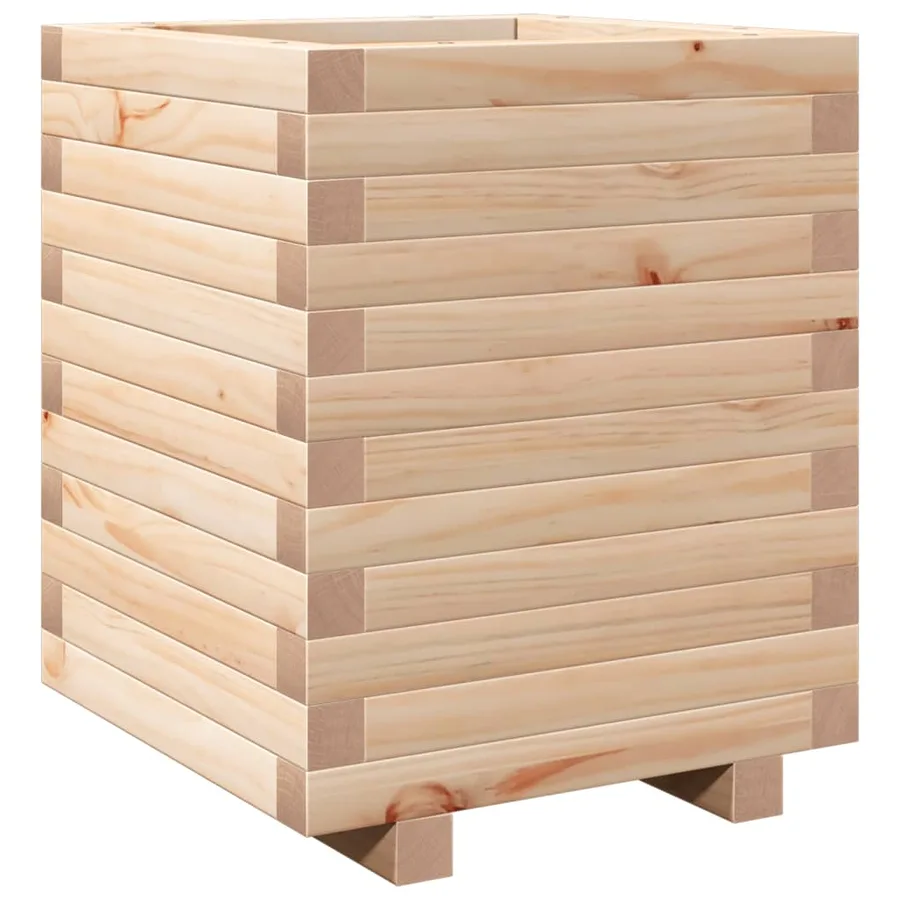 Jardinière 40x40x49,5 cm bois de pin massif - 7