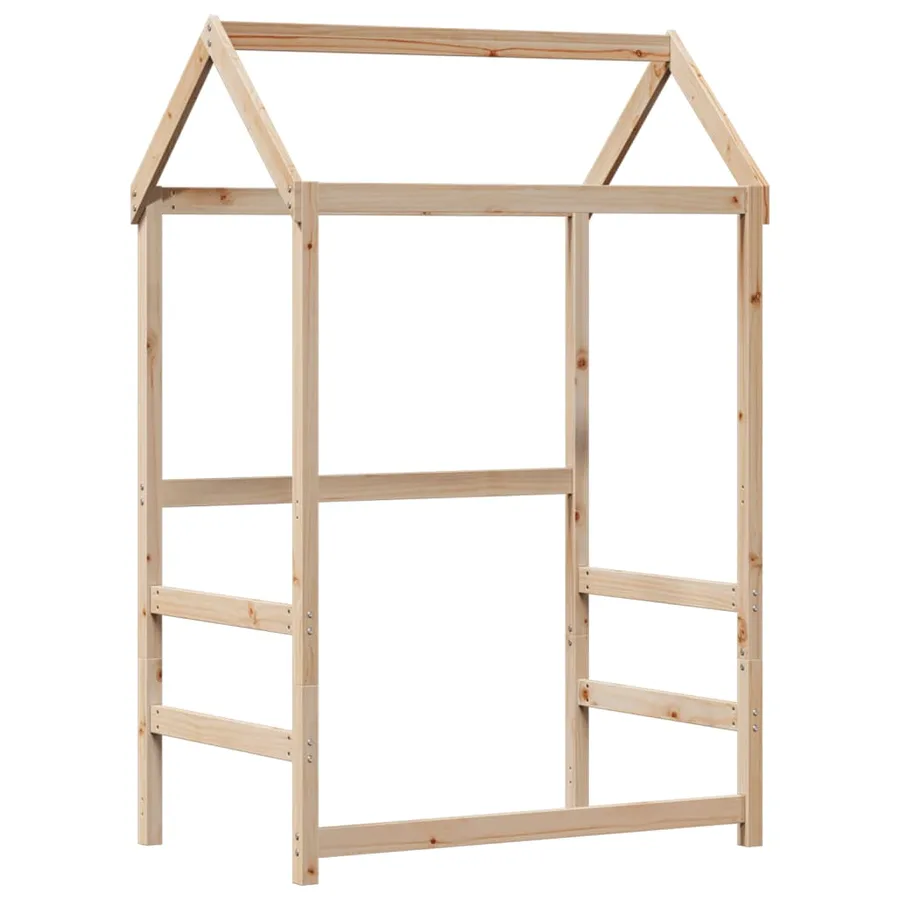 Cadre de lit avec toit sans matelas 100x200 cm - 6