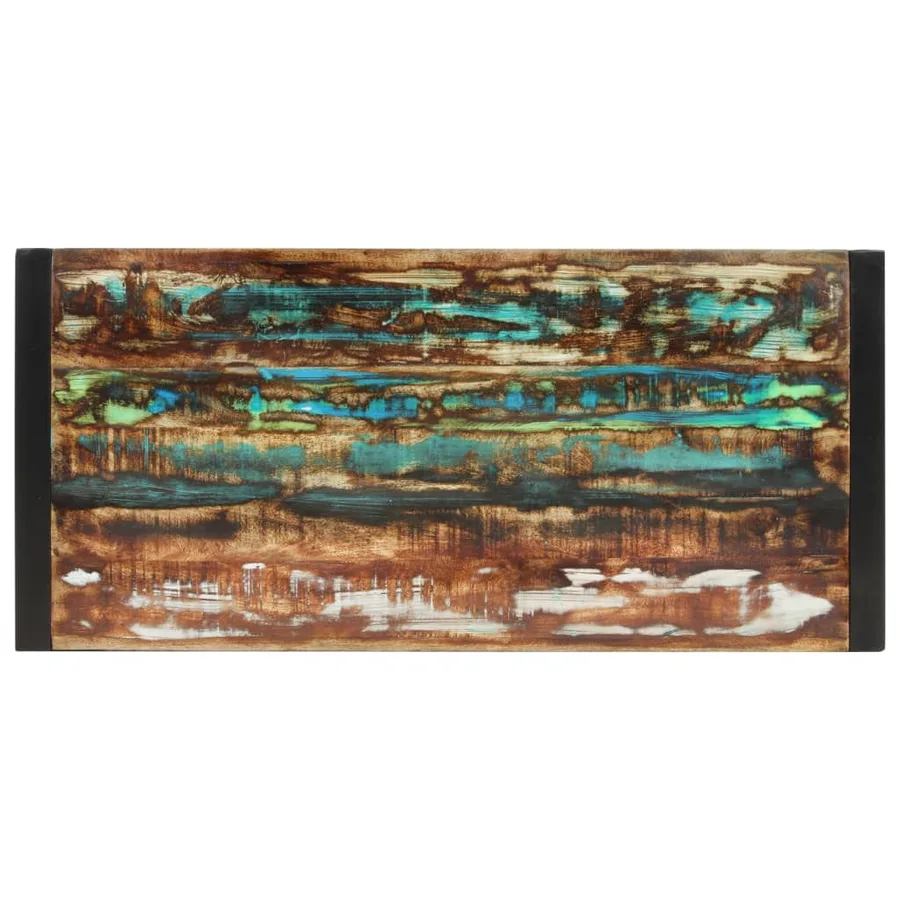Table à manger 120x55x76 cm bois massif de récupération - 3