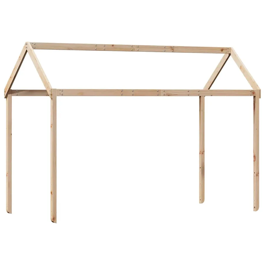 Lit superposé sans matelas 90x200 cm bois de pin massif - 6