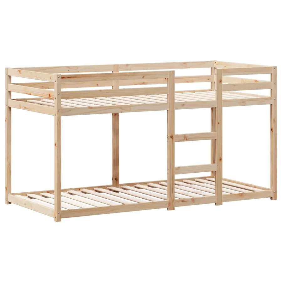 Lit superposé sans matelas 80x200 cm bois de pin massif - 5