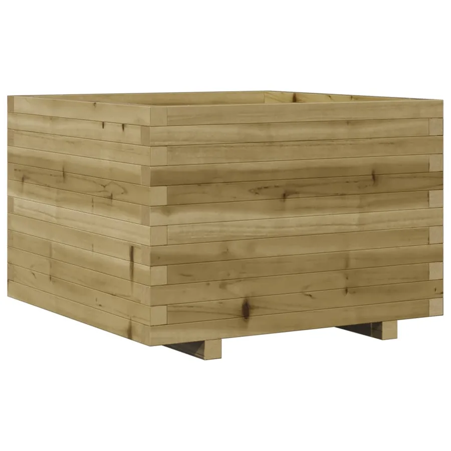 Jardinière 70x70x49,5 cm bois de pin imprégné - 7