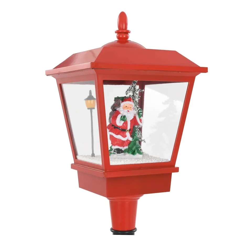 Lampadaire de Noël avec Père Noël 180 cm LED - 10
