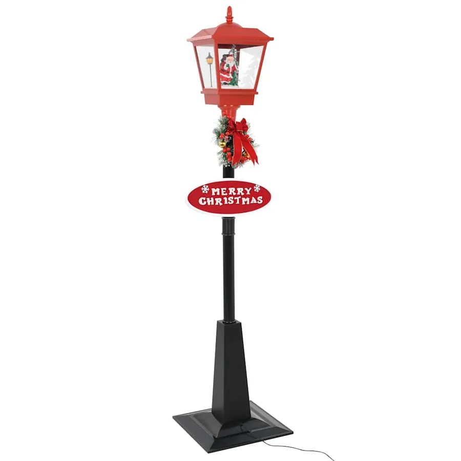 Lampadaire de Noël avec Père Noël 180 cm LED - 2